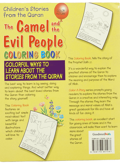 The Camel and Evil People cooring book