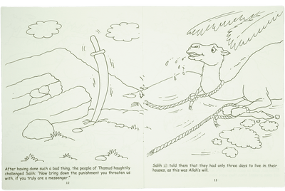 The Camel and Evil People cooring book