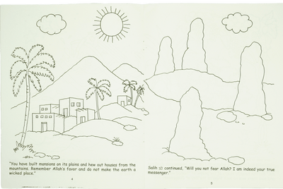 The Camel and Evil People cooring book