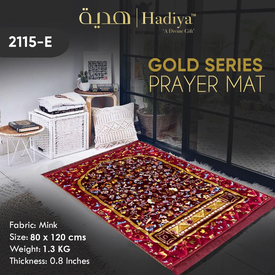 Leaf and Flowers - Gold Series Prayer Mat