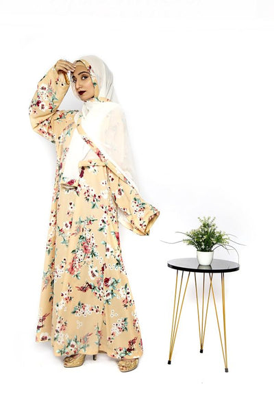 Floral Abaaya