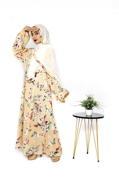 Floral Abaaya