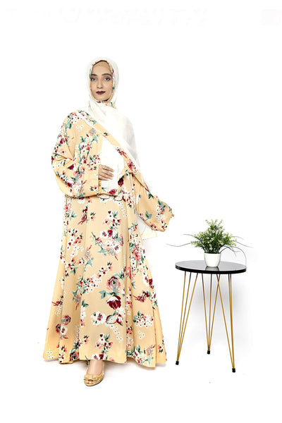 Floral Abaaya