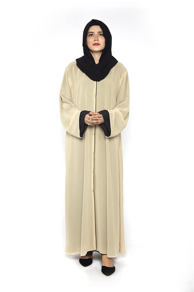 Double Abaya Offiya & Black